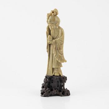A Chinese sculpture of one of the immortals, early 20th Century.
