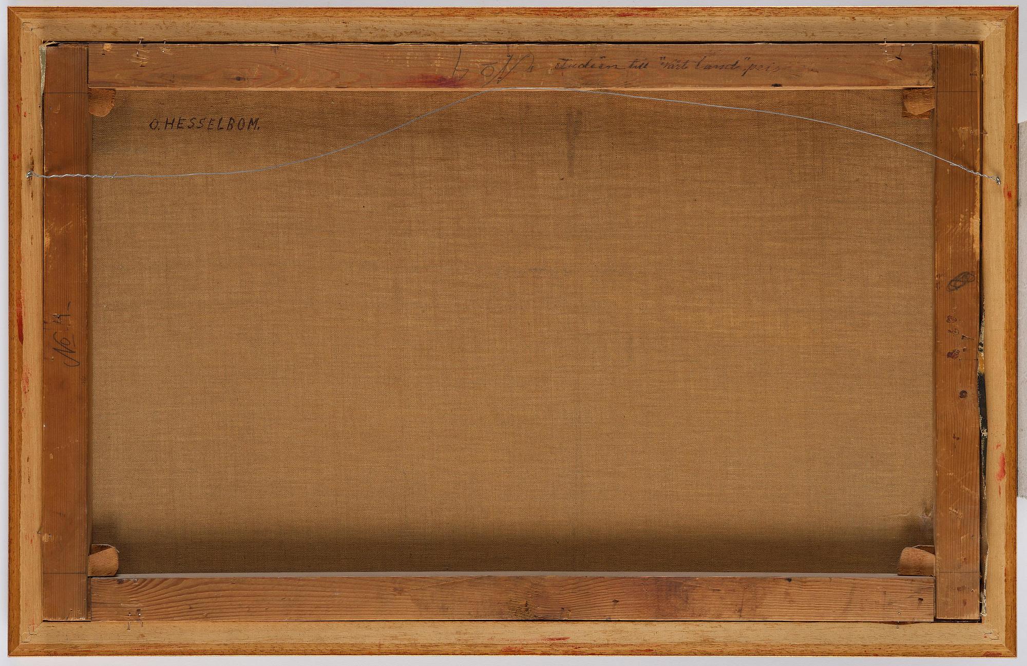 Otto Hesselbom, Study for "Our Country".