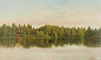 Elias Muukka, Järvimaisema.