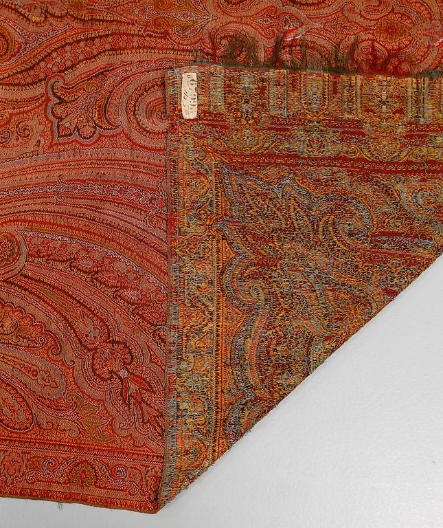 PAISLEYSJAL, 1900-talets första hälft, 290 x 143 cm.