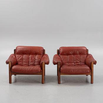 A pair of 'Drabant' lounge chairs from Ulferts, Sweden 1973.