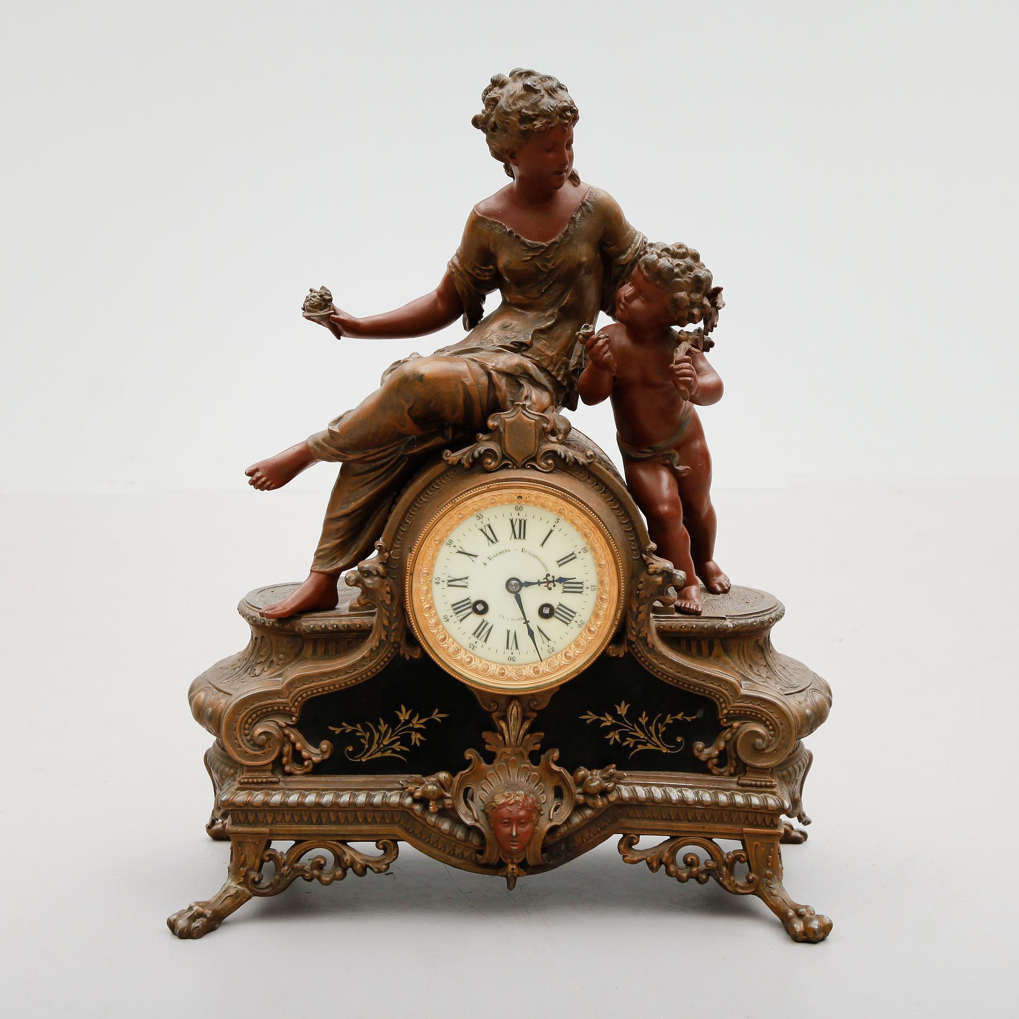 BORDSPENDYL, Japy & Cie, Frankrike, sent 1800-tal.