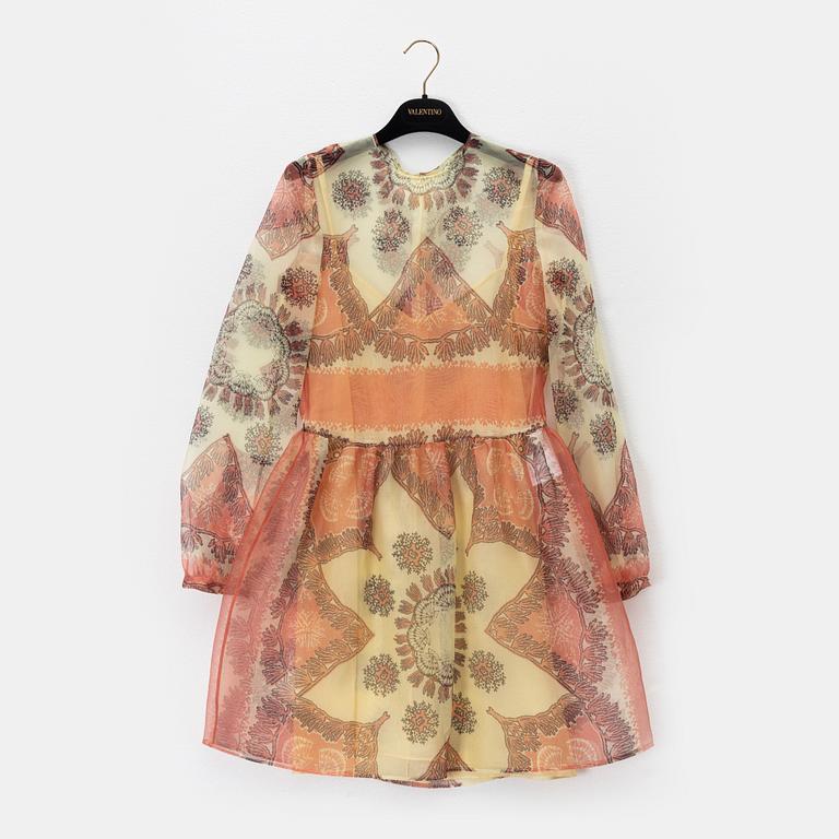 Valentino, a silk and cotton dress, size 38.