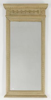 SPEGEL och KONSOLBORD, gustaviansk stil, 1900-tal.