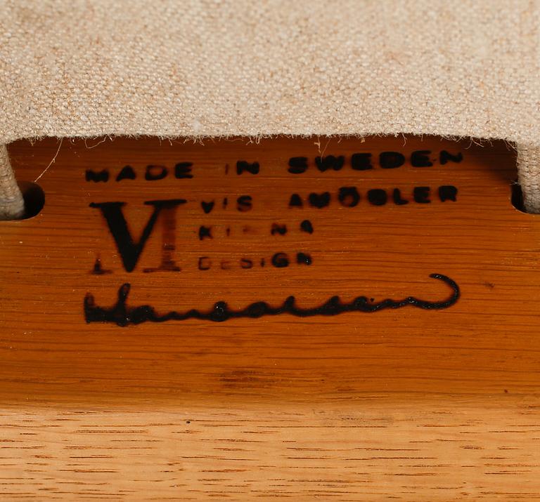 FÅTÖLJER, ett par, "Antilope", Hans Olsen, Viskadalens möbler, Kinna, 1960-tal.