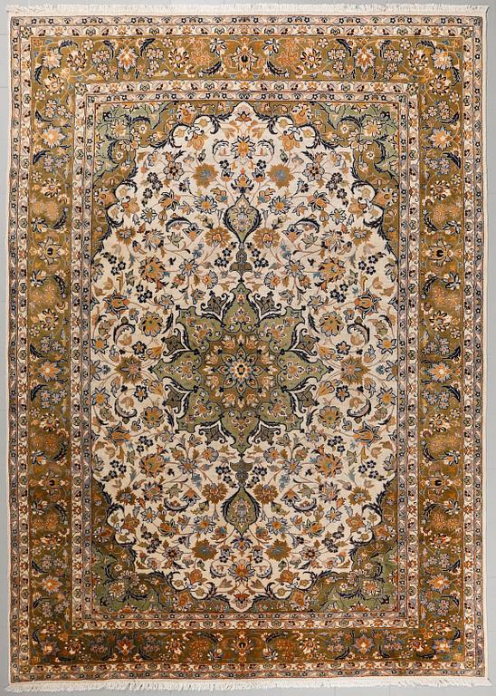 A rug, probably Najafabad, old, ca 370 x 263 cm.