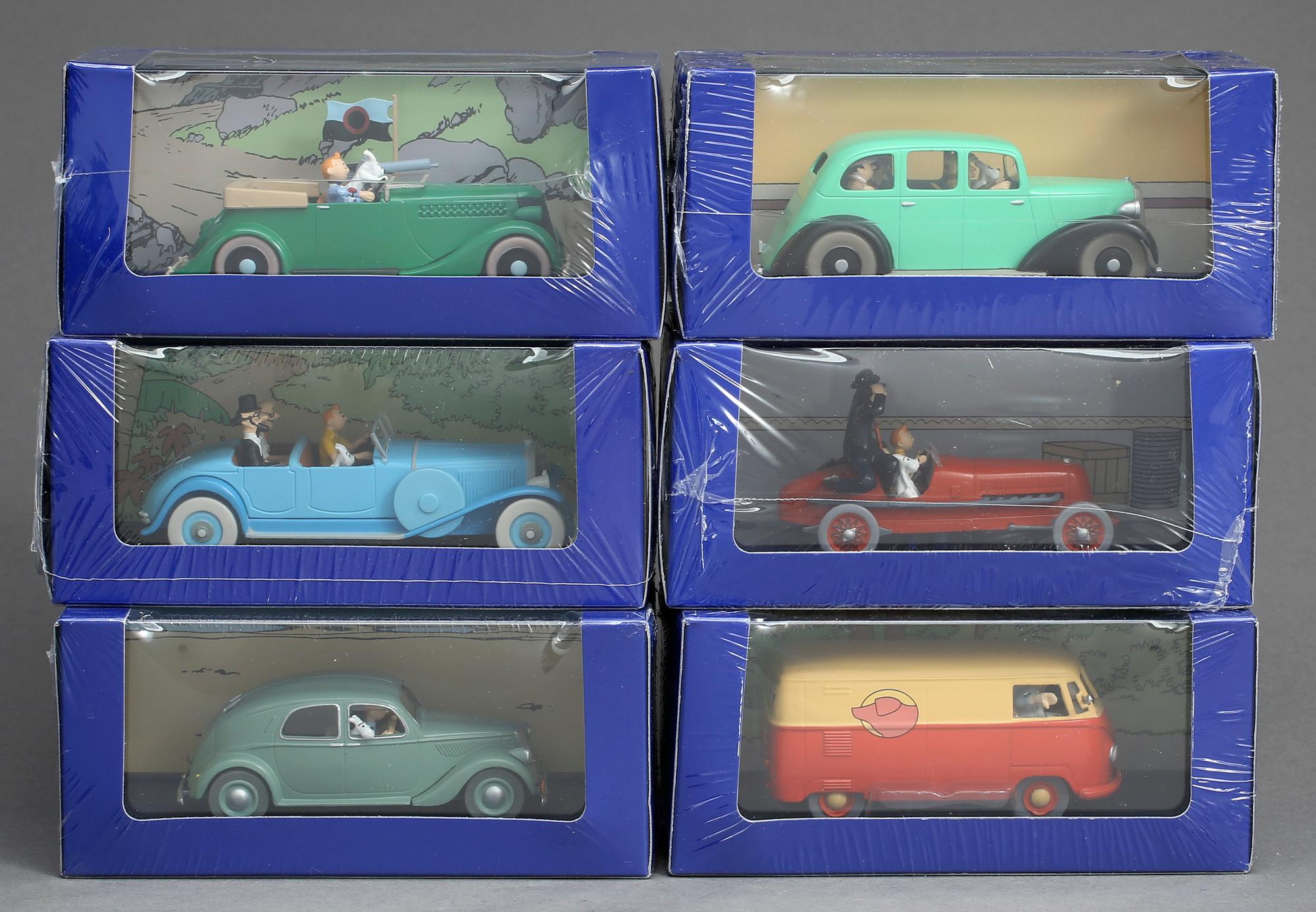 LEKSAKSBILAR, 25 st. Tintin.