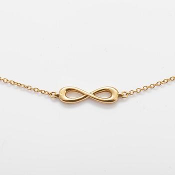 TIFFANY & CO, An 18K gold necklace, marked Tiffany & co.