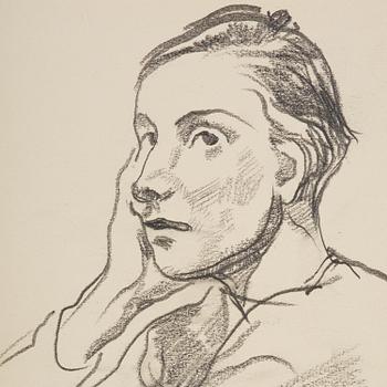 Lotte Laserstein, Thinking Traute.