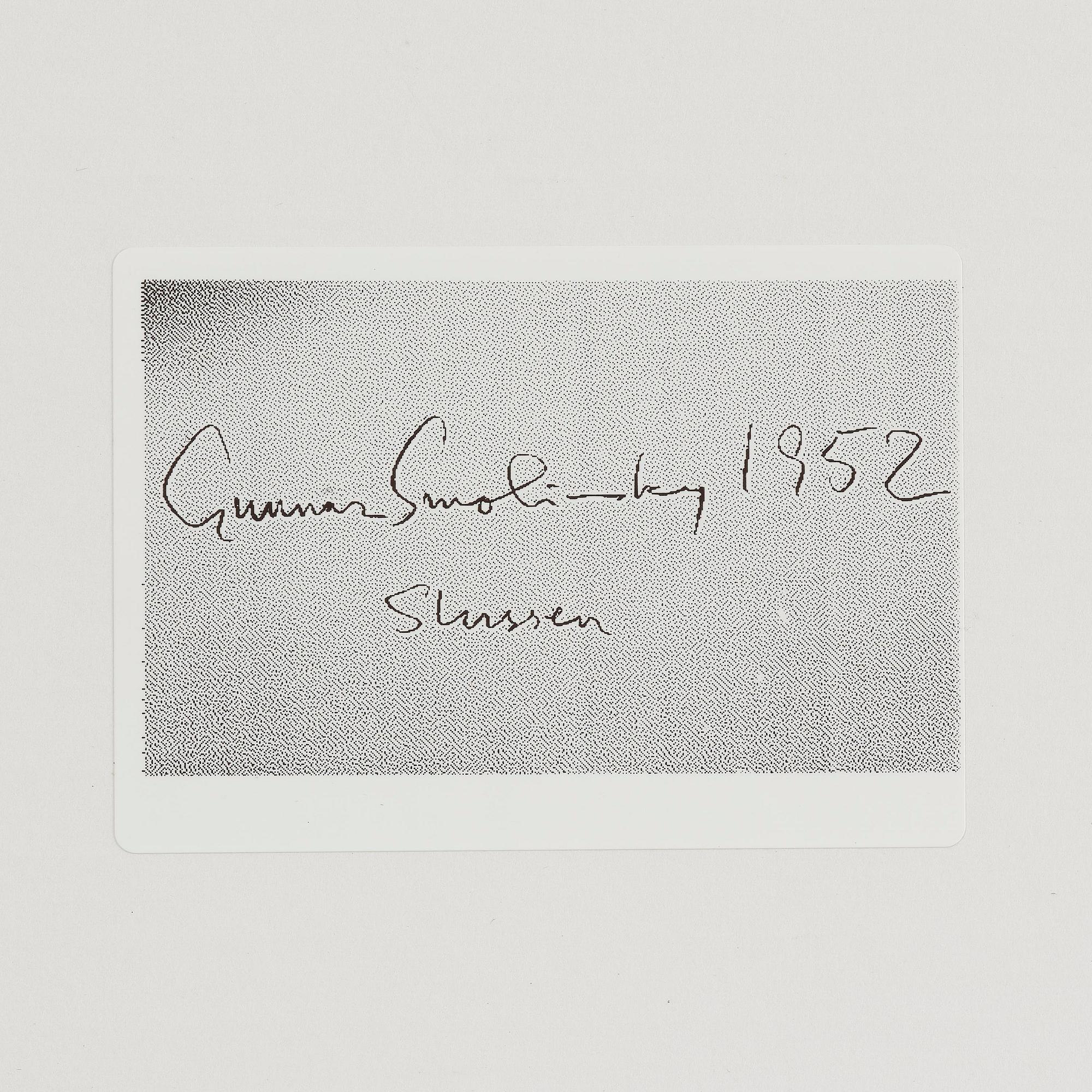 Gunnar Smoliansky, "Slussen", 1952.