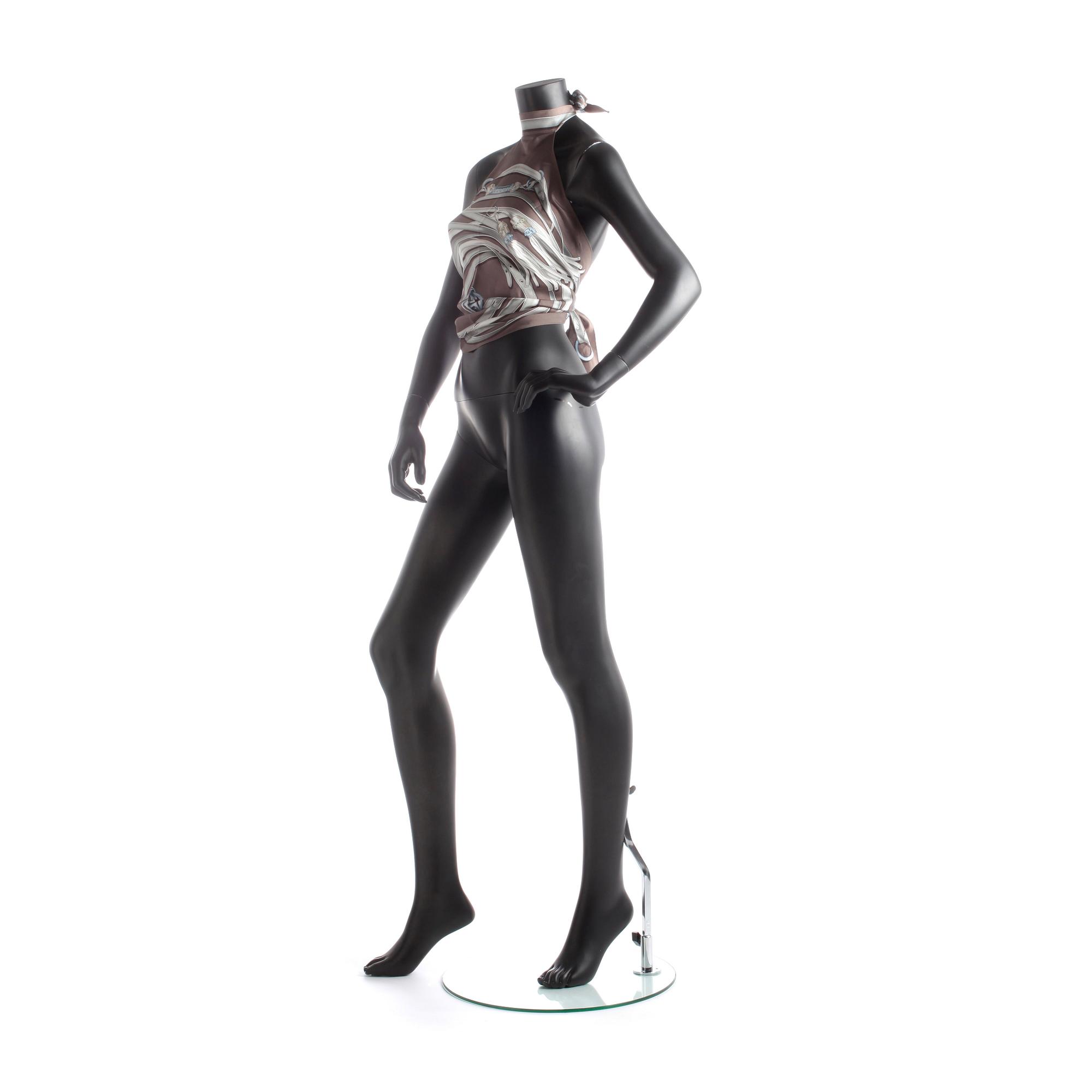 GUCCI, a grey printed silk top.