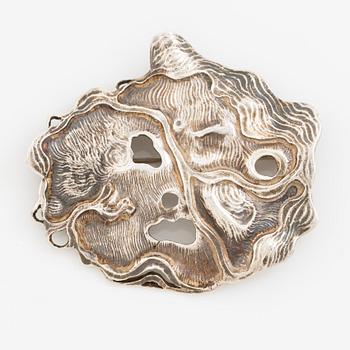 Olle Ohlsson, A brooch, silver, Stockholm 1969.
