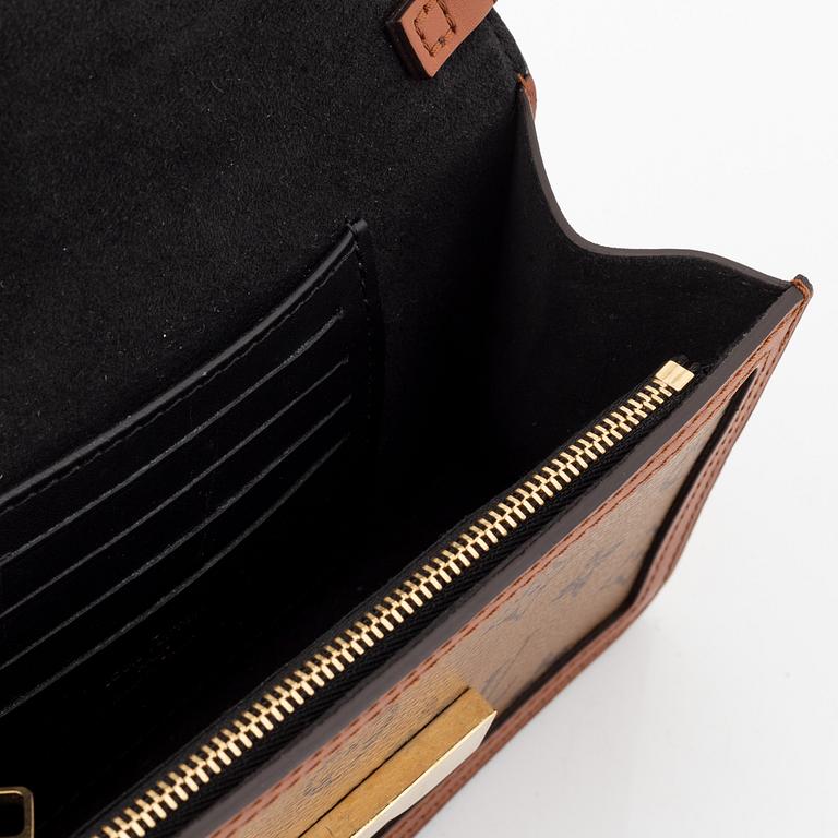 Louis Vuitton, a monogram canvas and brown leather 'Dauphine' bag/chain wallet, 2020.