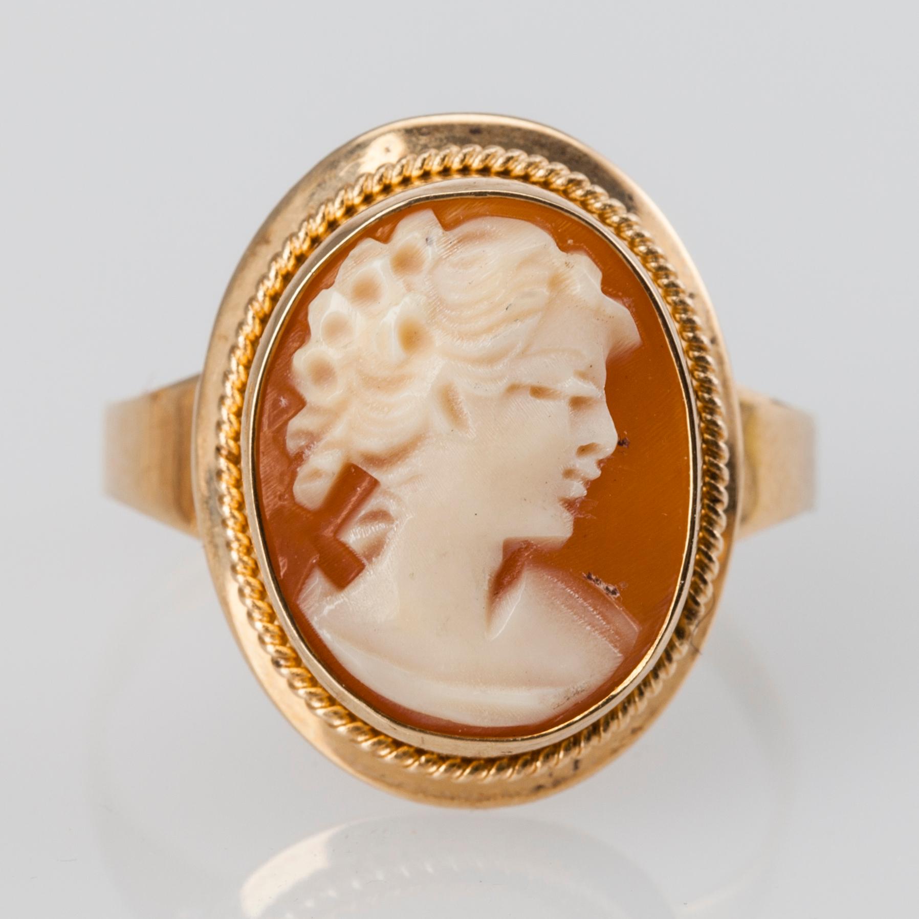 CAMÉ SMYCKESSET, 3 delar, 14K guld, Pentti Kevätlahti, Åbo 1985. Vikt tot. 10,5 g.