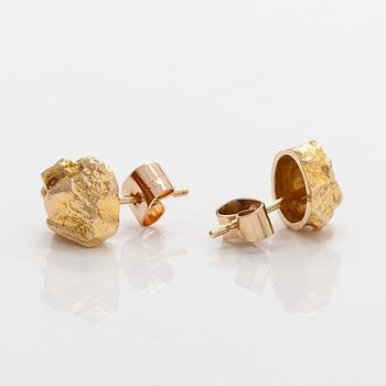Björn Weckström, örhängen, "Nugget", 14K guld, Lapponia.