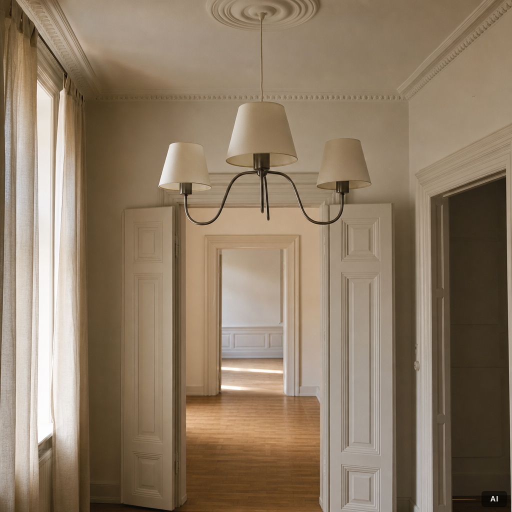Josef Frank, a ceiling lamp, model number 24744, Svenskt Tenn.