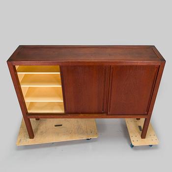 Carl Gustaf Hiort af Ornäs, a mid-20th-century cupboard 'Näyttely- astiakaappi' for HMN Huonekalu Mikko Nupponen, Lahti,.