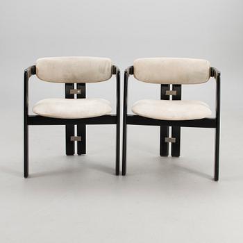 A set of four 'Pamplona' dining chairs by Augusto Savini for Pozzi, Italy.