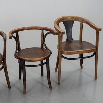 KARMSTOLAR, 4 st snarlika, bl.a. Thonet,