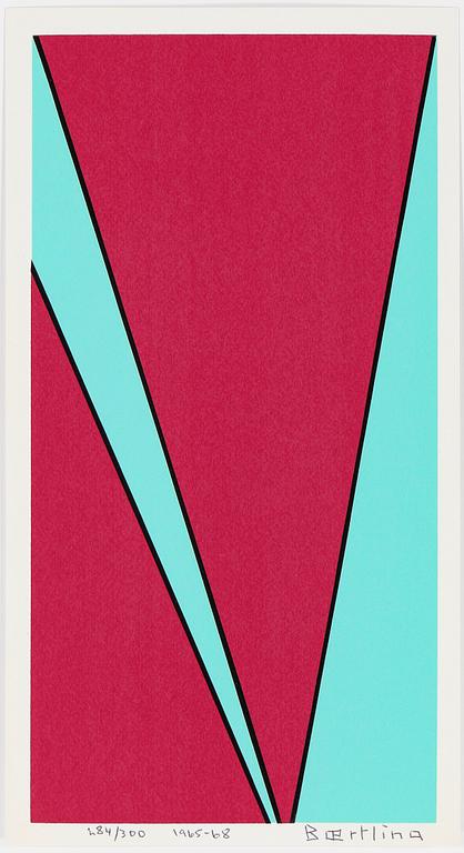 OLLE BAERTLING, färgserigrafi, 1965-68, signerad och numrerad 284/300.