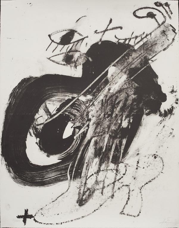 ANTONI TÀPIES, litografi, signerad o numrerad 9/100.