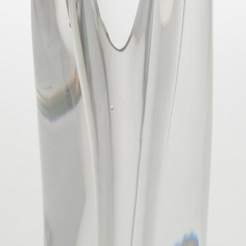 Aimo Okkolin, konstglas, , "Svärdslilja", signerad Riihimäen Lasi  Oy, Aimo Okkolin, Riihimäen Lasi Oy.