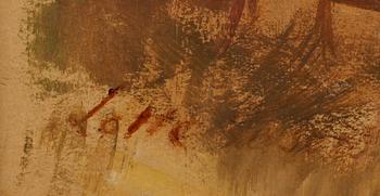 LOTTE LASERSTEIN, olja på pannå, sign Lotte.