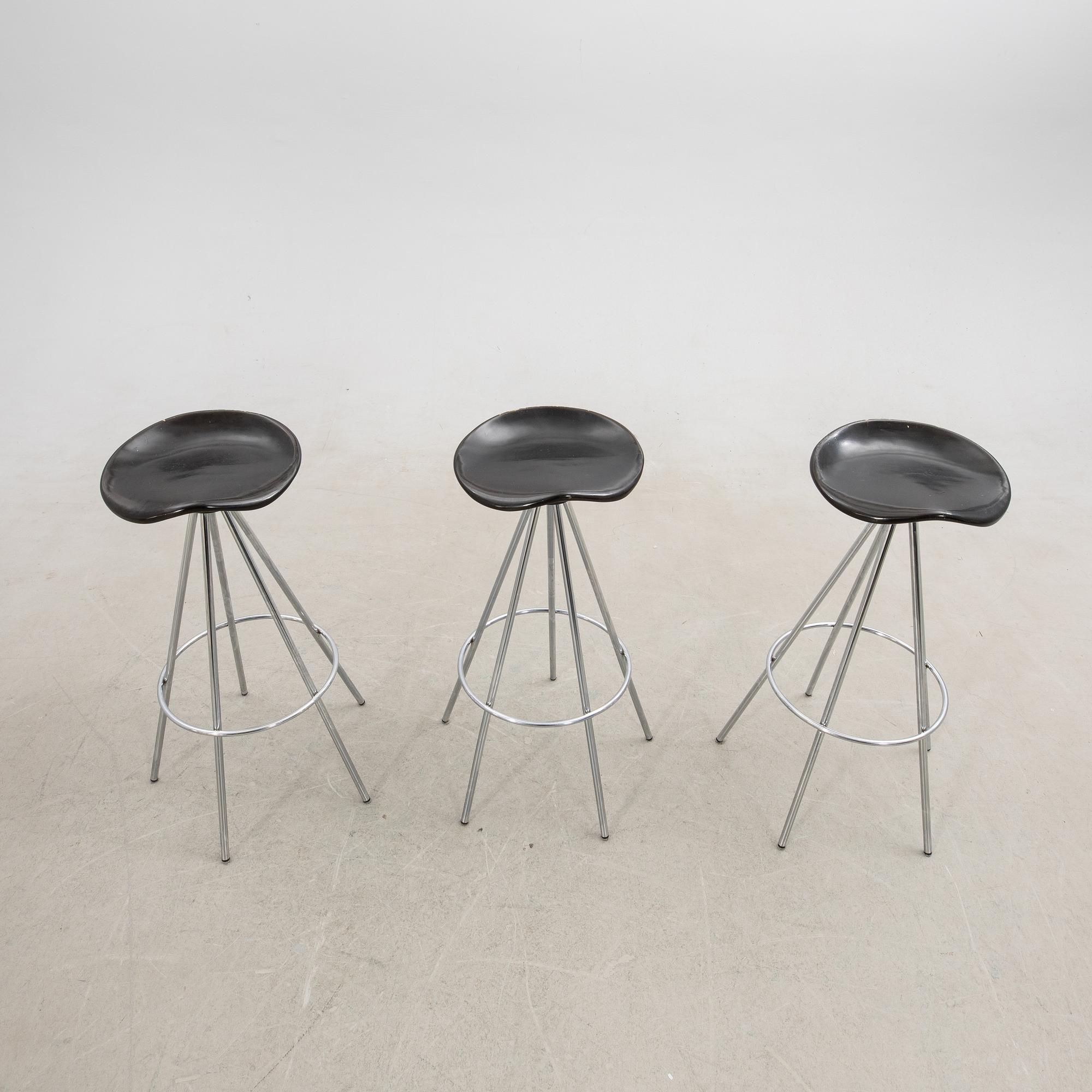 Pepe Cortés, barstolar, 3 st, "Jamaica stool", Amat, Spanien.