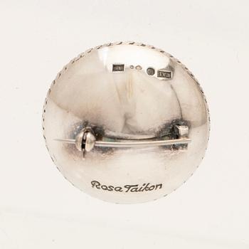 Rosa Taikon, Brosch, silver.