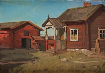 Alfred Bergström, Gårdsmiljö.