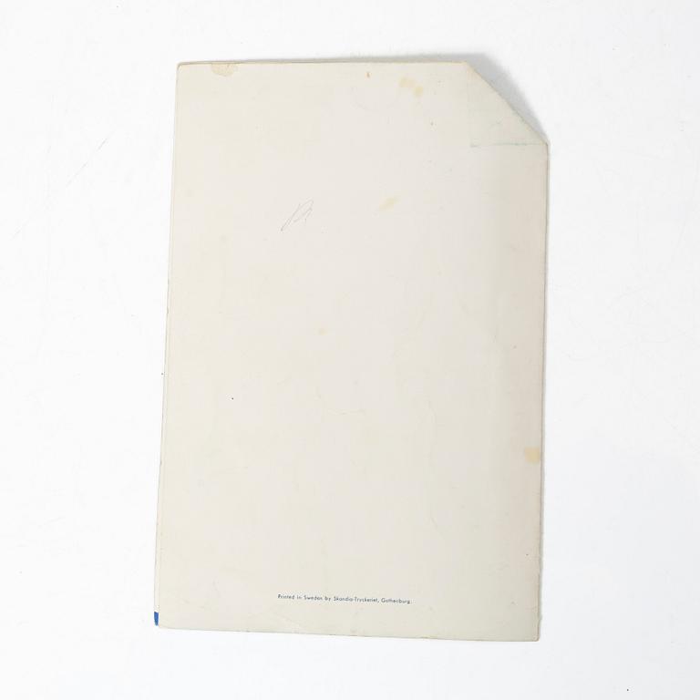 A porcelain water jug, 'Svenska Amerika Linjen', mid 20th Century.