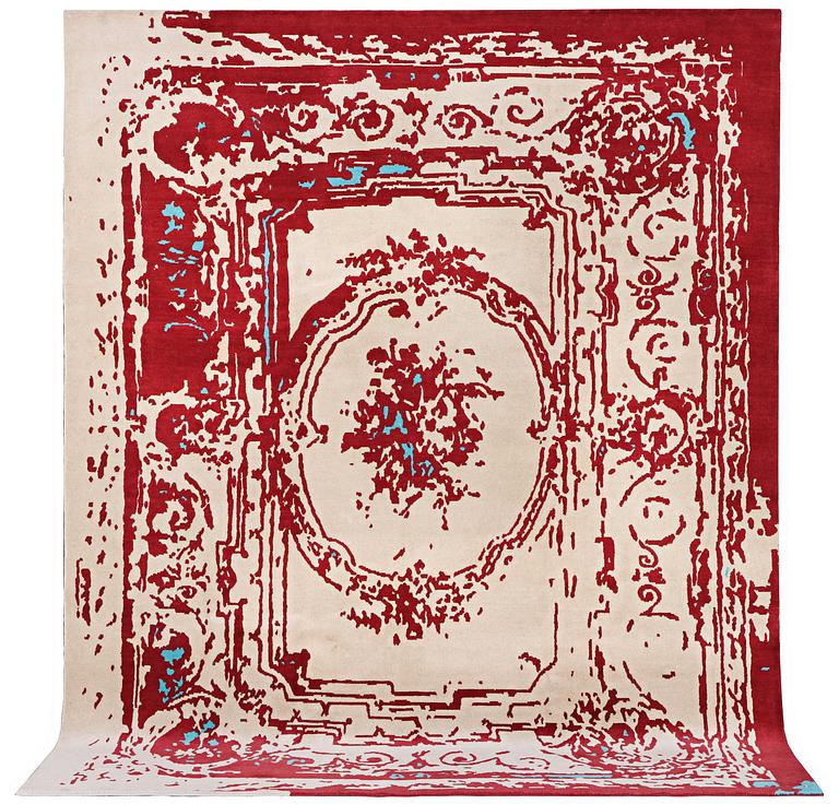 An oriental carpet, c. 300 x 248 cm.