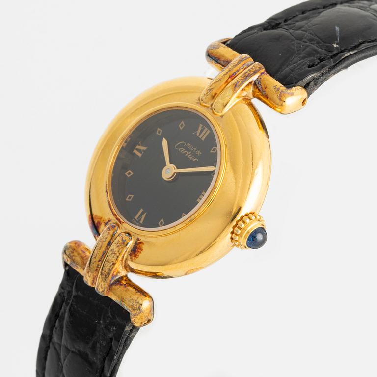 must de Cartier, Colisée, wristwatch, 24 mm.