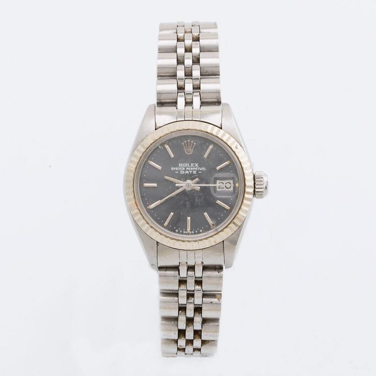 ARMBANDSUR, stål och vitguld, Rolex Oyster Perpetual Datejust.