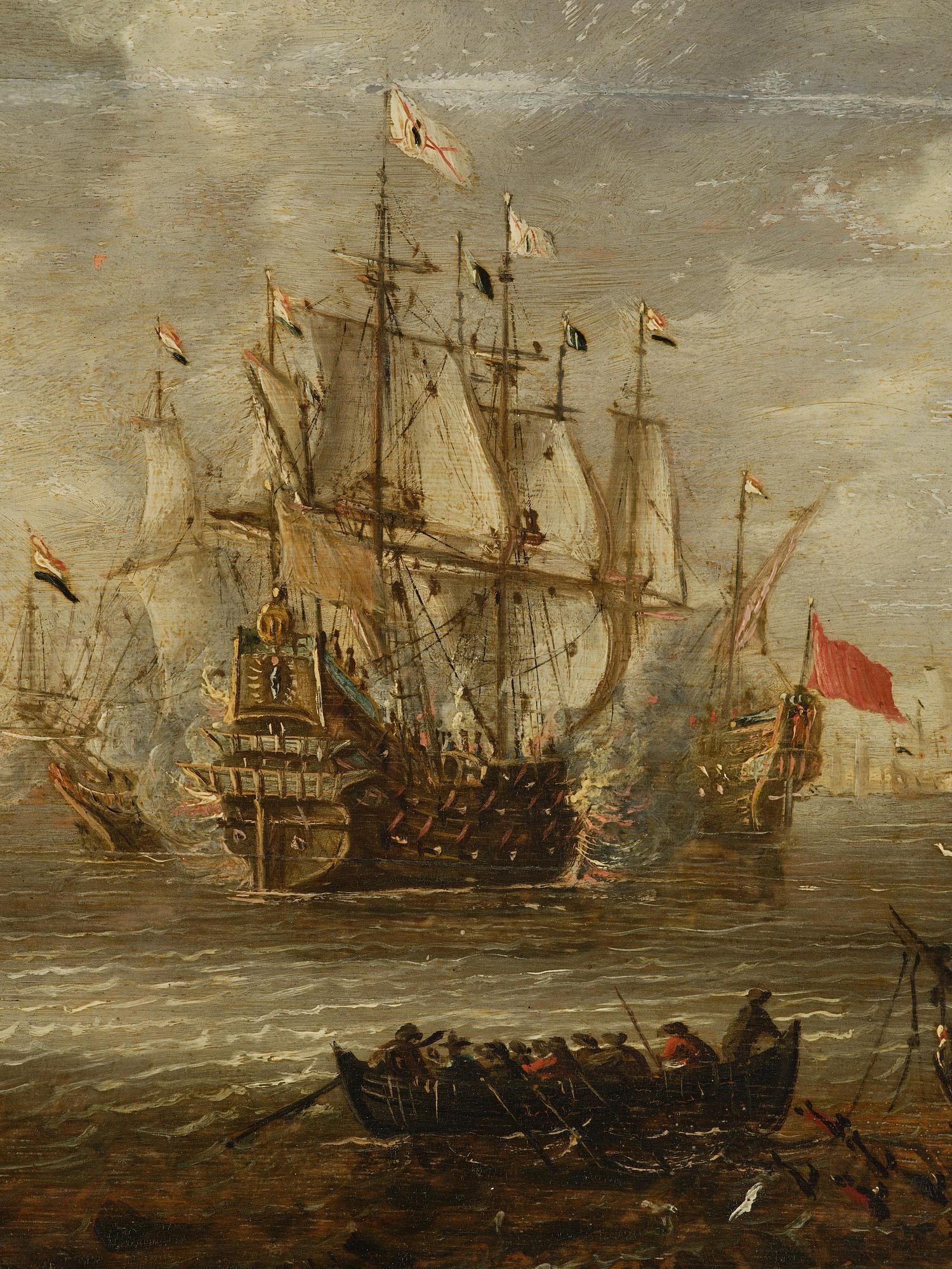 Pieter Coopse, tillskriven, Sjöslag.