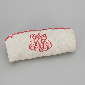 SMÖRGÅSBESTICK, 22 st, silver, pläter samt pärlemo, Sheffield, 1900-talets början,