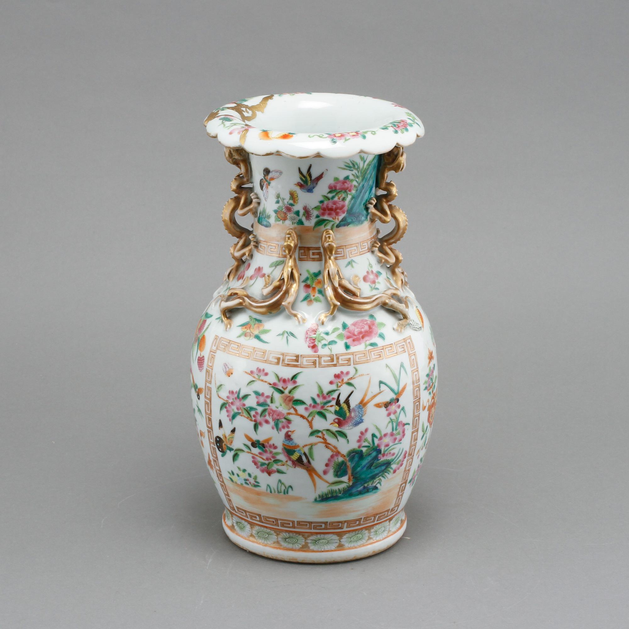 URNA, porslin, Kina, sent 1800-tal.