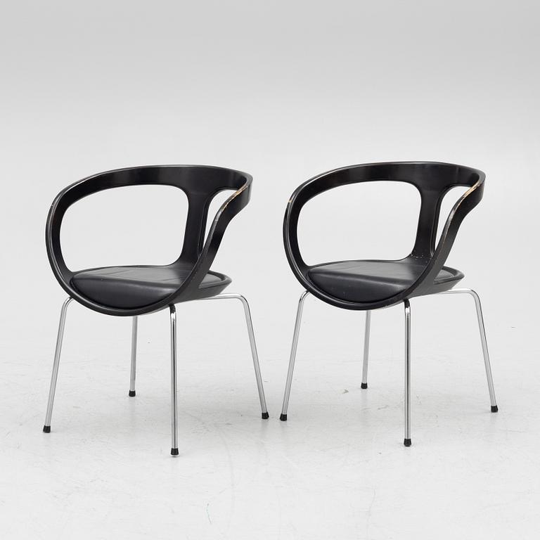 Anna von Schewen, a set of 8 armchairs, "Hug" Gärsnäs, early 2000s.