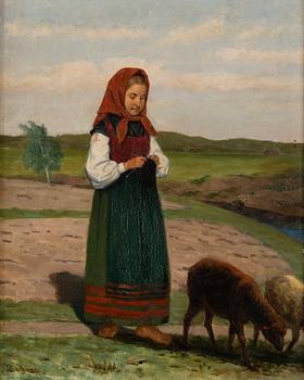 ADOLF VON BECKER, HERDEFLICKA.
