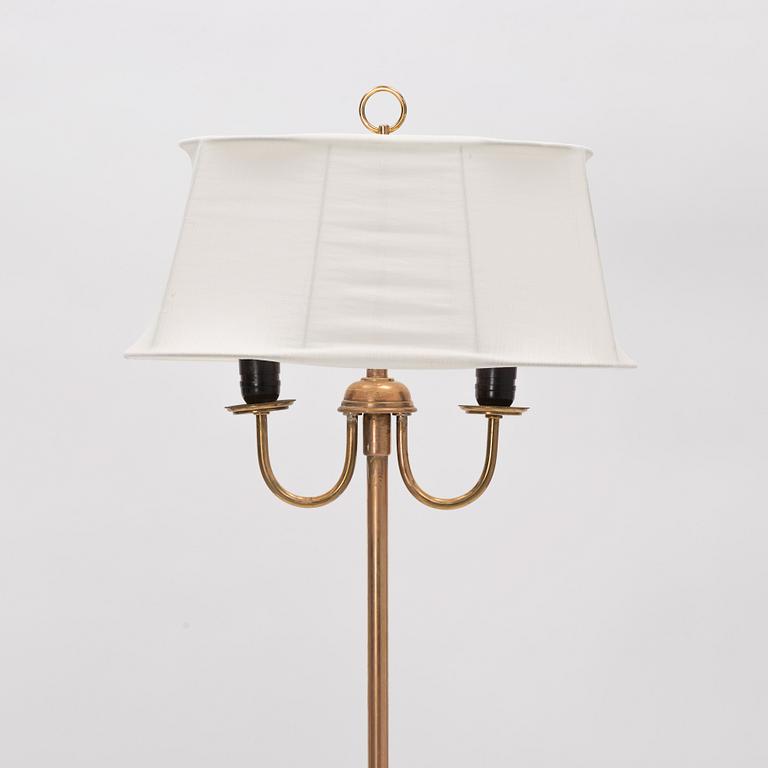 Bertil Brisborg, golvlampa, modell "32123", Nordiska Kompaniet, 1940-tal.