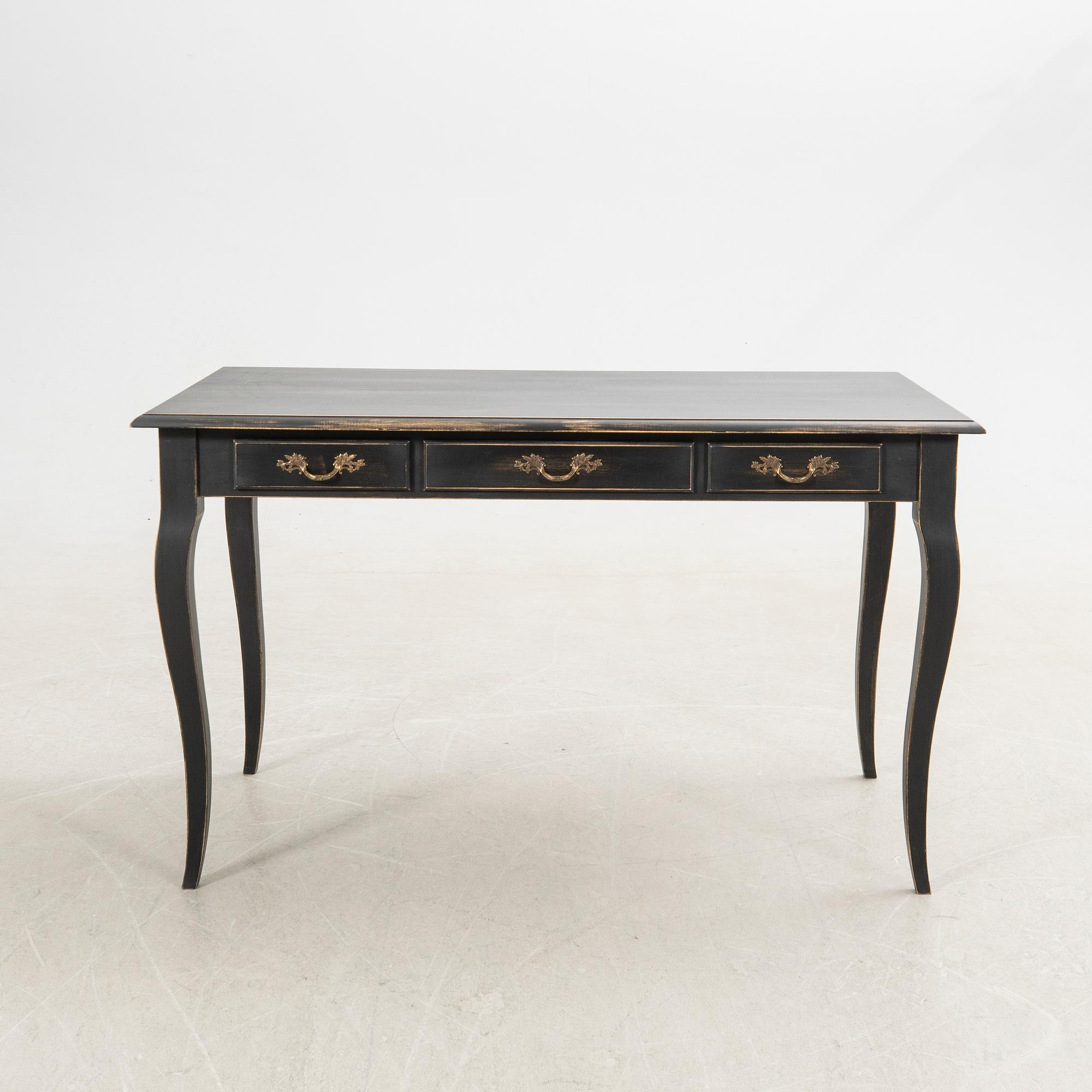 Skrivbord, rokokostil. 1900-tal.