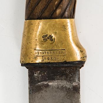 Shaska, model 1881 för kosacker, Ryssland, daterad 1930.