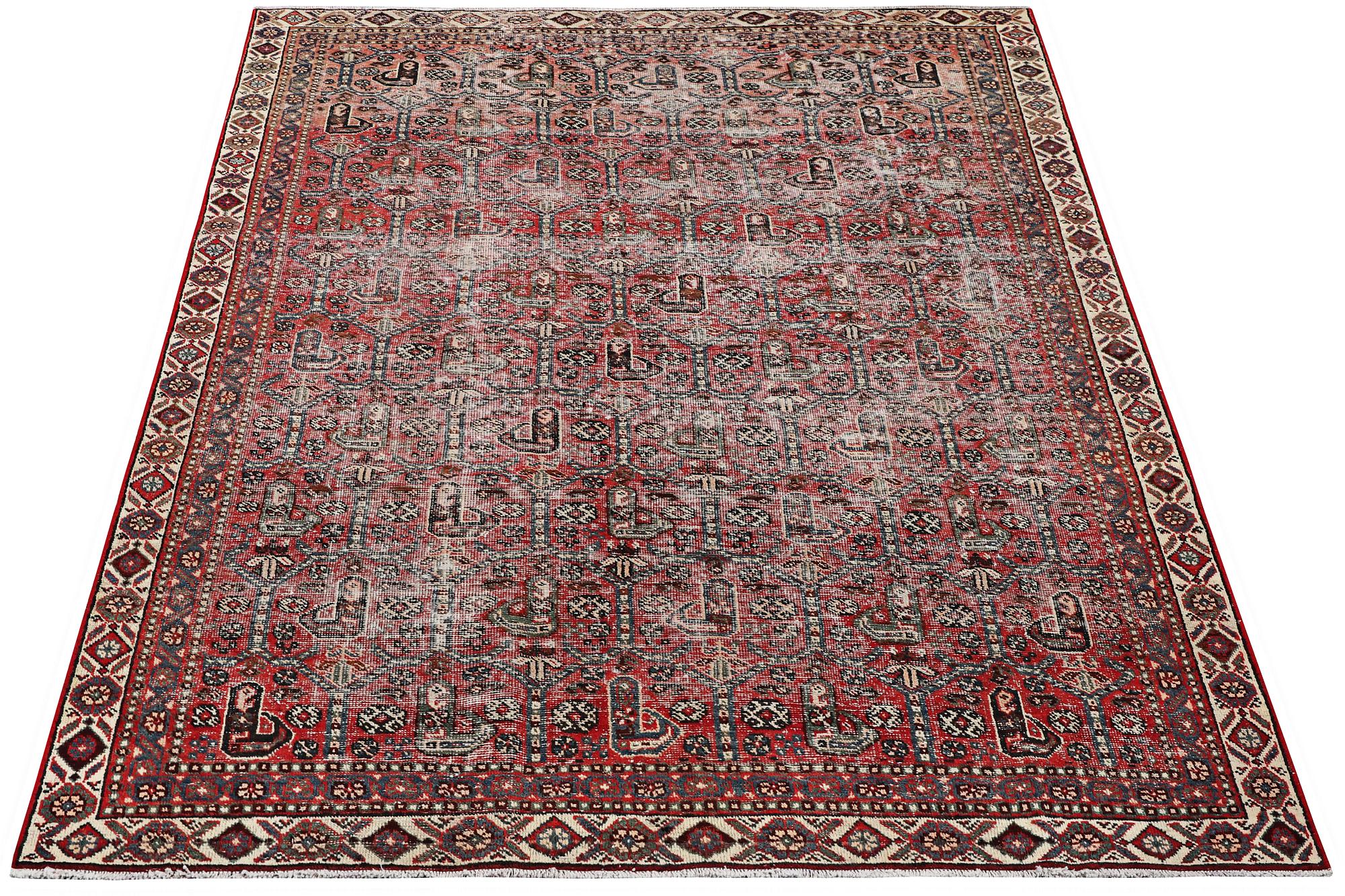 Matta, Perisk, vintage design, ca. 276 x 190 cm.