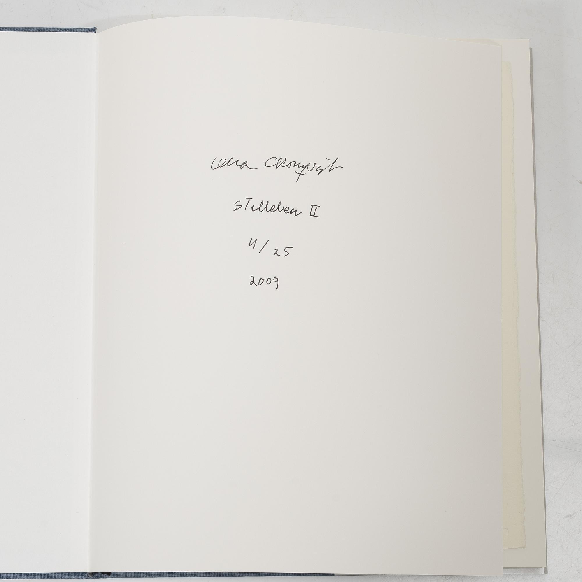 Lena Cronqvist, Catalogue raisonné, “Copper Plate Prints 1974–2009”, with “Stilleben II”, etching, signed and numbered 11/25.