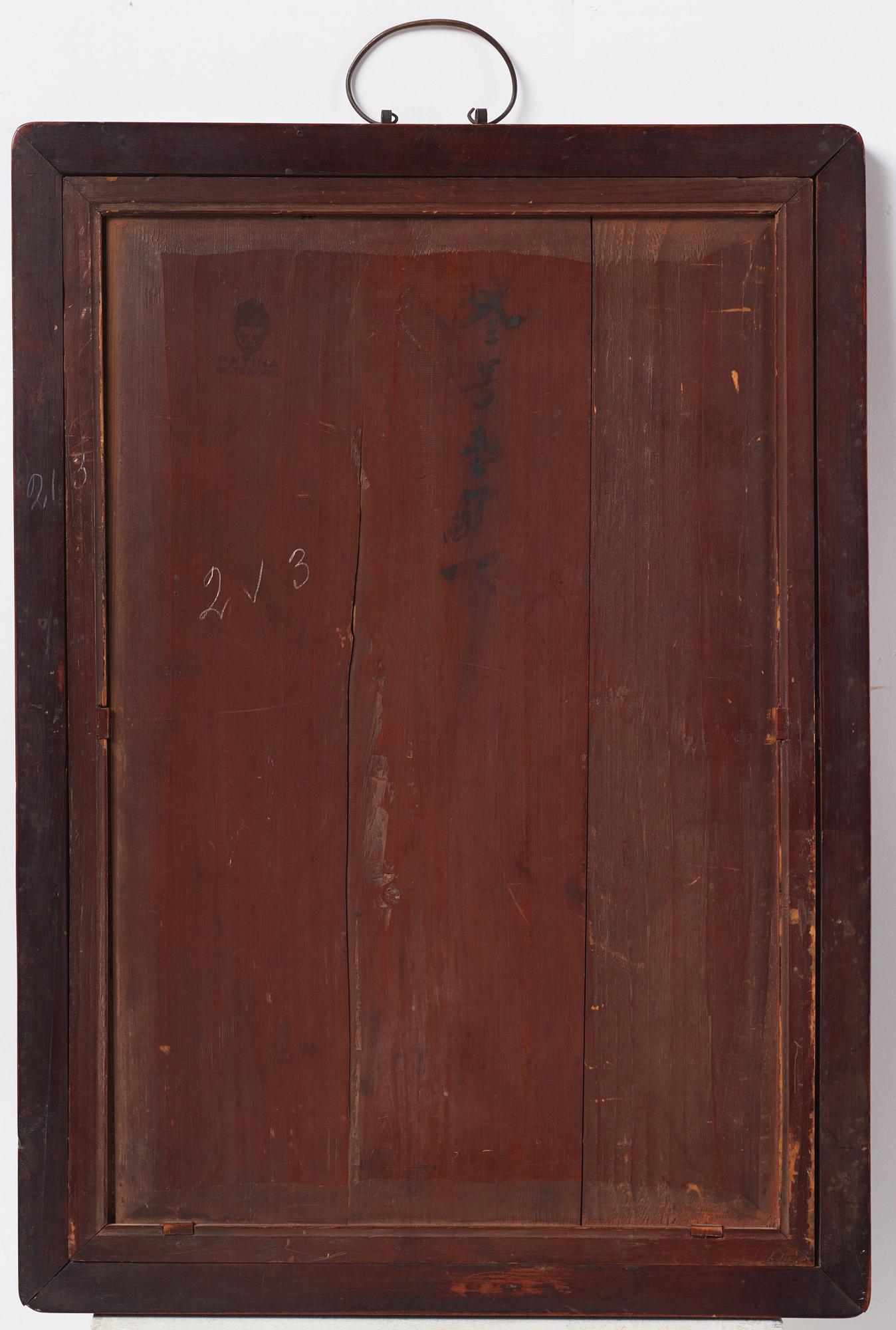 Glasmålning, Qingdynastin, 1800-tal.