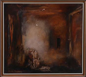 KERSTIN SKOGSBERG, olja på duk, 2 st, sign.