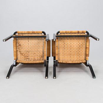 Alvar Aalto, nojatuoleja, 6 kpl, malli 45, Artek 1970-luku.