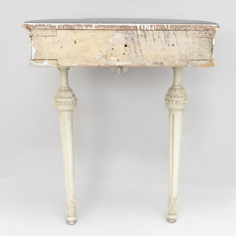 Konsolbord, sengustavianskt, omkring år 1800.