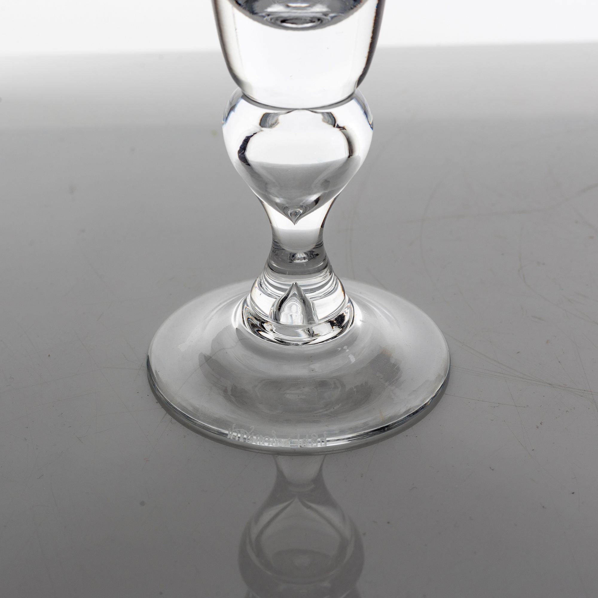 Glasservis, 48 delar, "Antik", Reijmyre glasbruk.