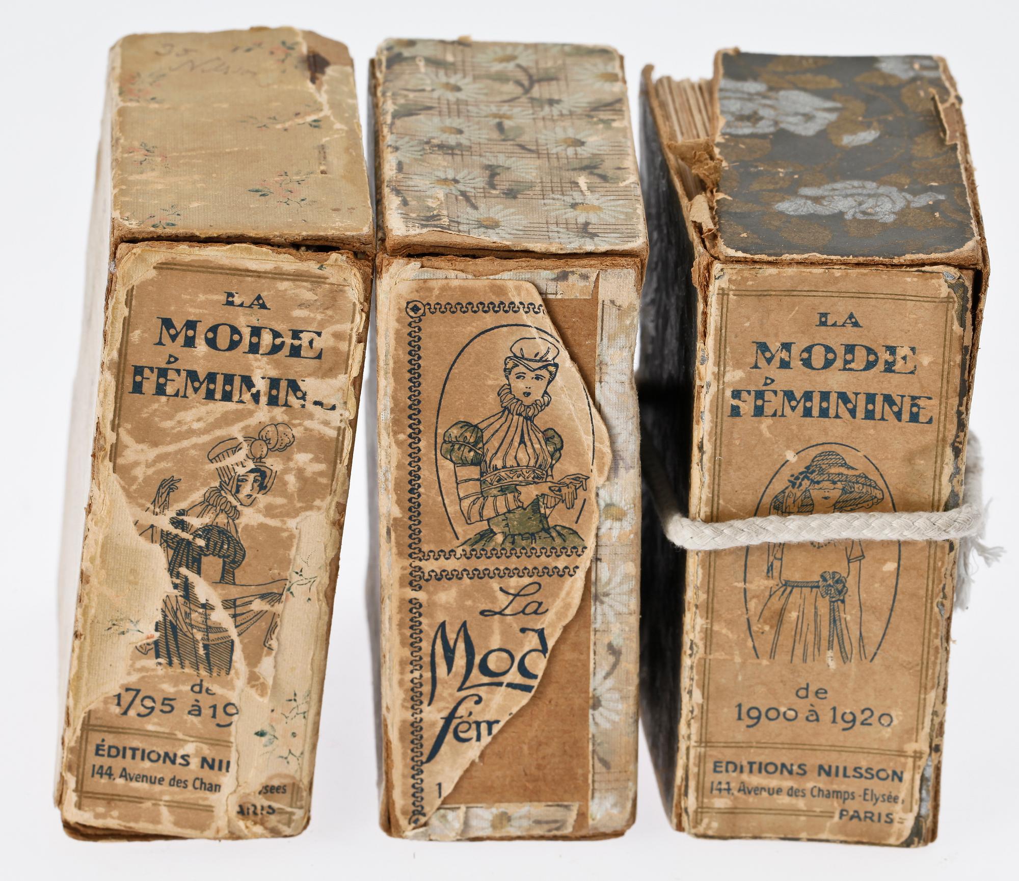 MODEKORT, Paris, 1920-tal.